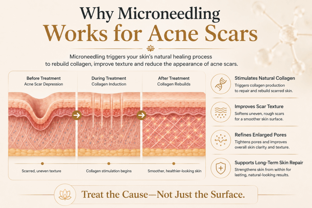 Why Microneedling Works for Acne Scars