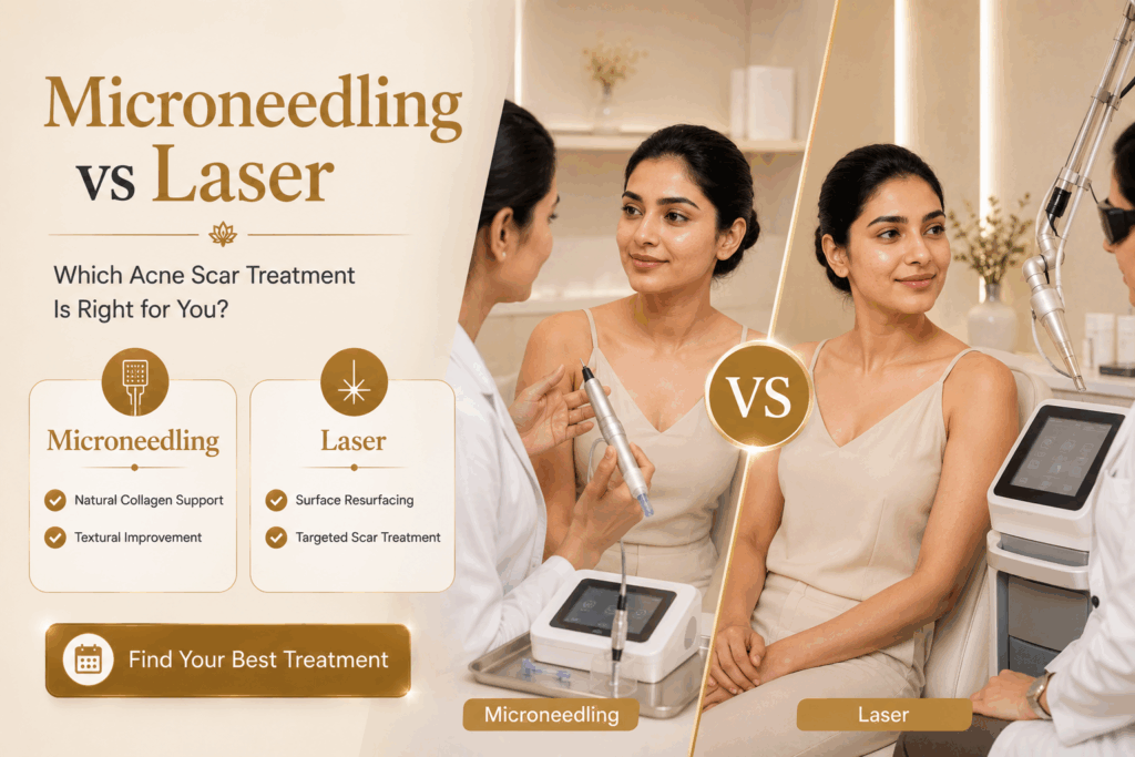 Microneedling vs Laser for Acne Scars
