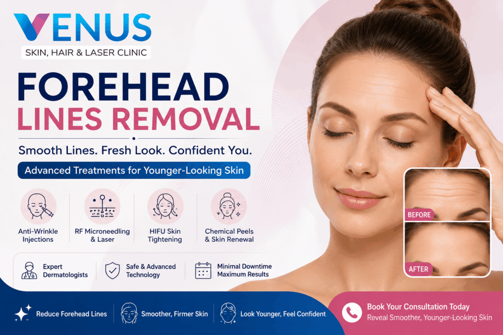 forehead lines removal