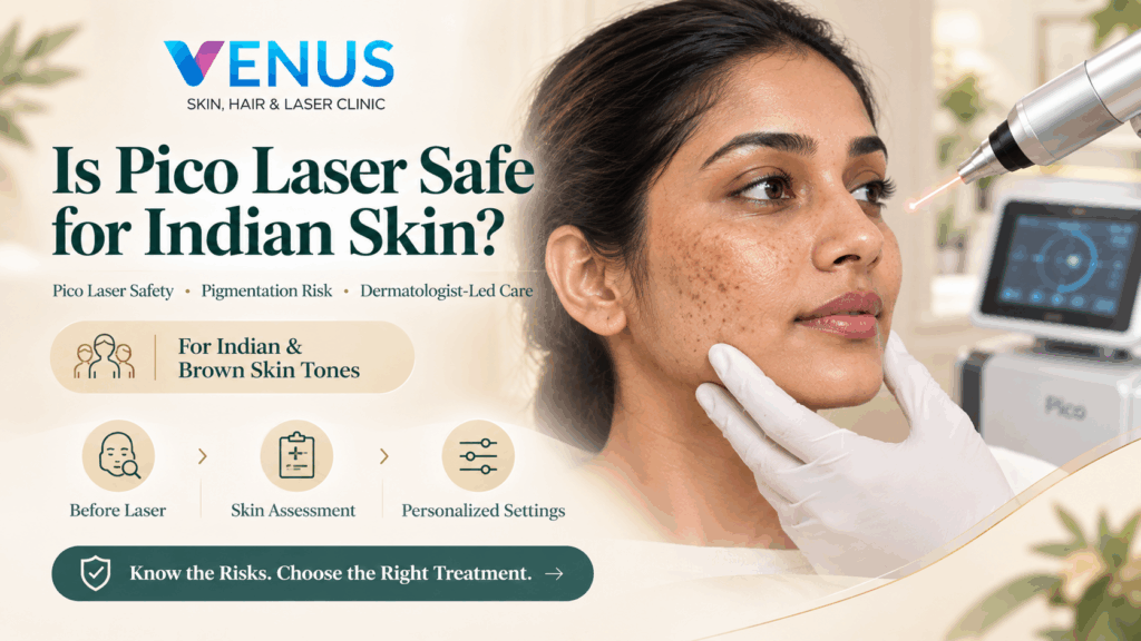 Pico Laser safety for Indian skin tones with dermatologist-led pigmentation treatment